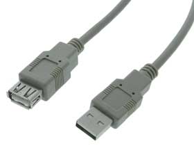 6ft. USB Cable, Type-A Male to Type-A Female Extension